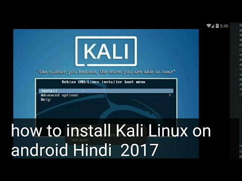 install kali linux on android